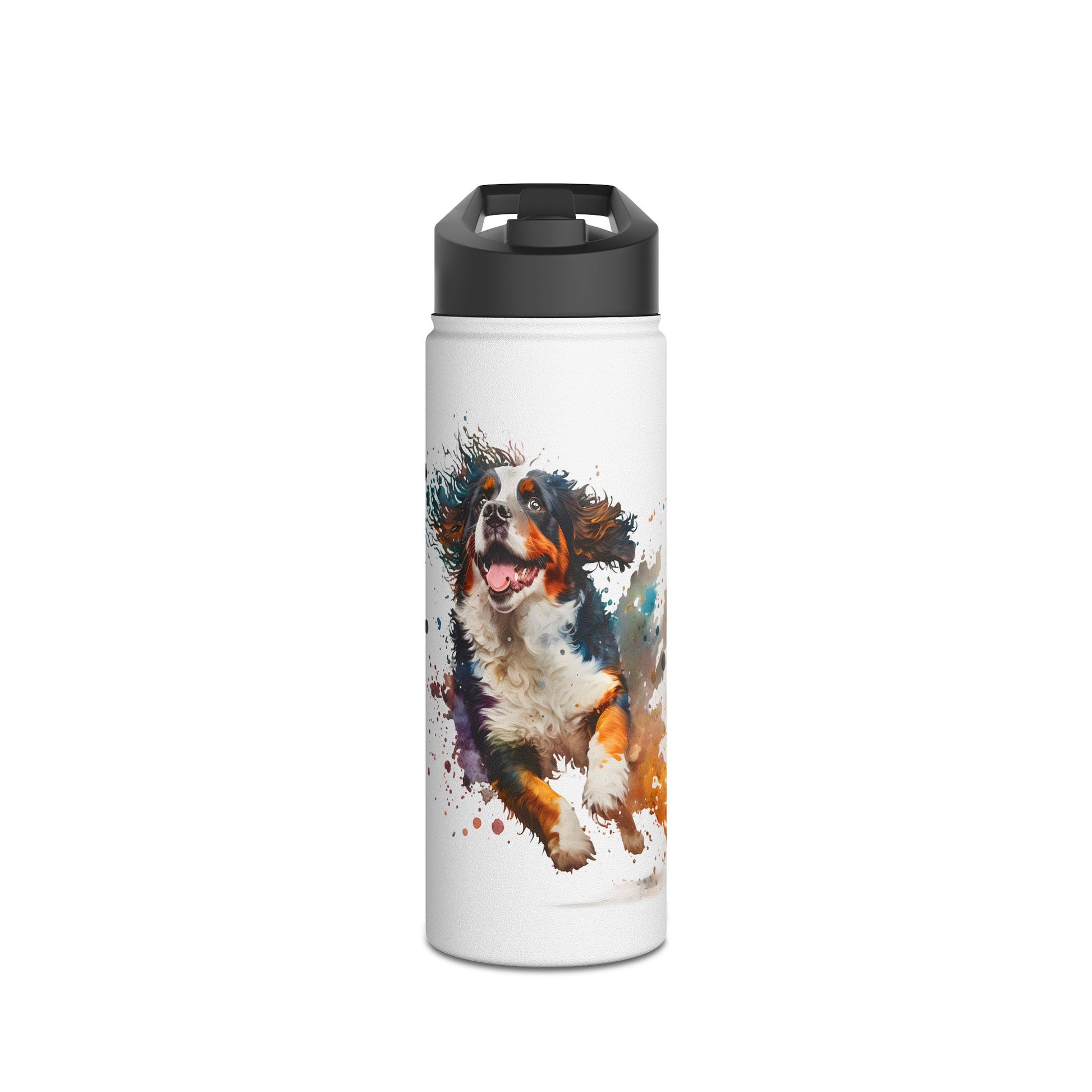 Tumbler Bernese Mountain Dog Stainless Steel Water Bottle