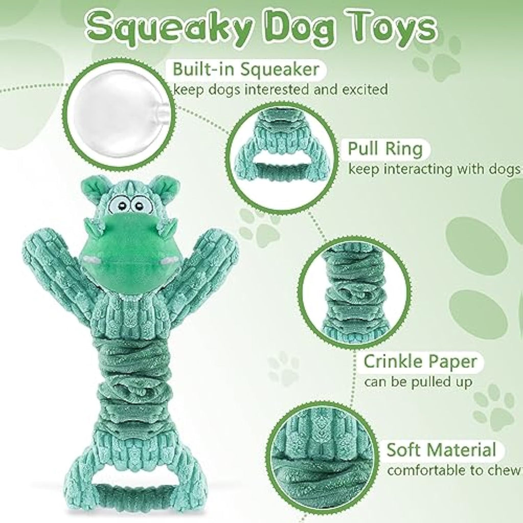 SquishPup Oversized Squeaky Plush