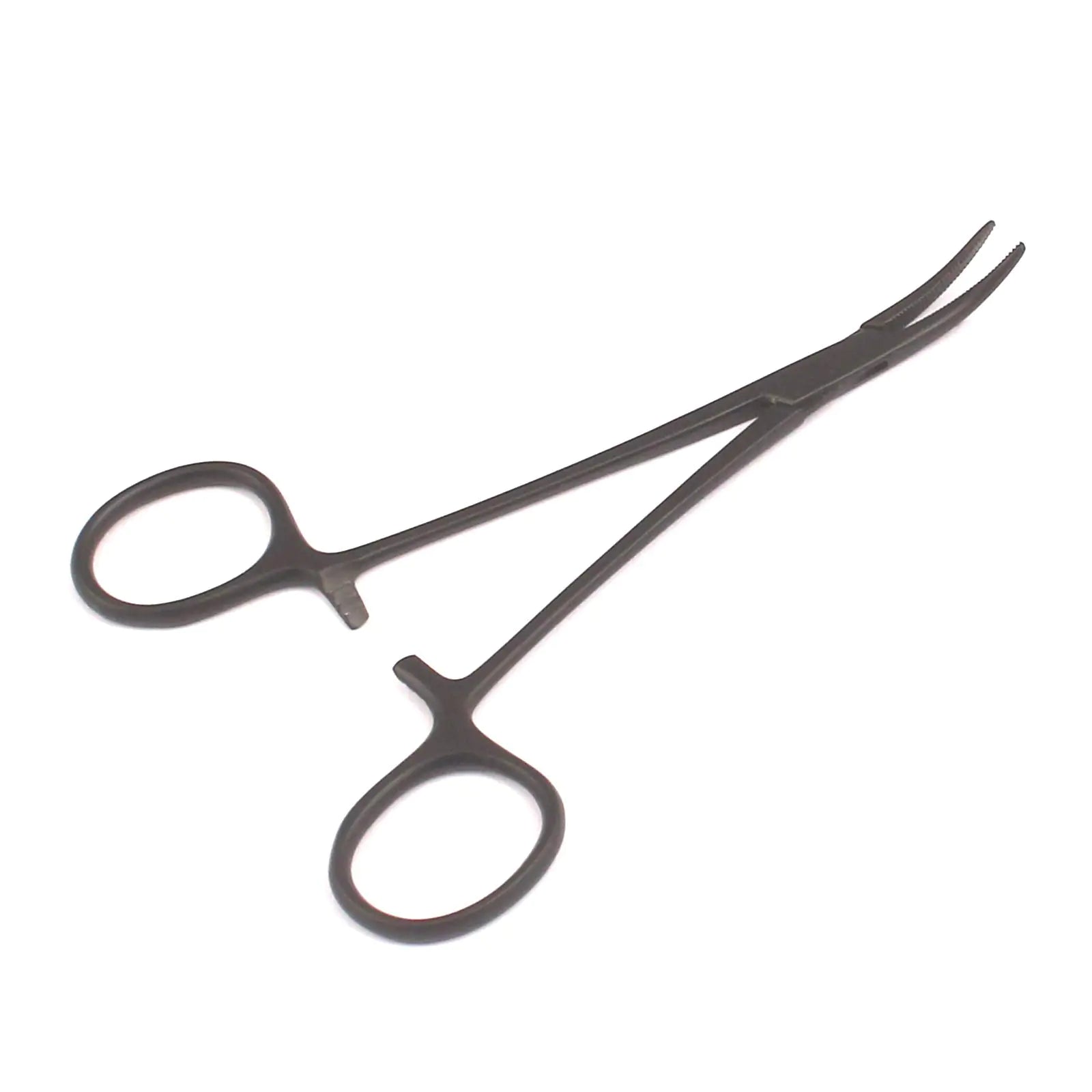 VetCraft Black Curved 5" Hemostatic Forceps