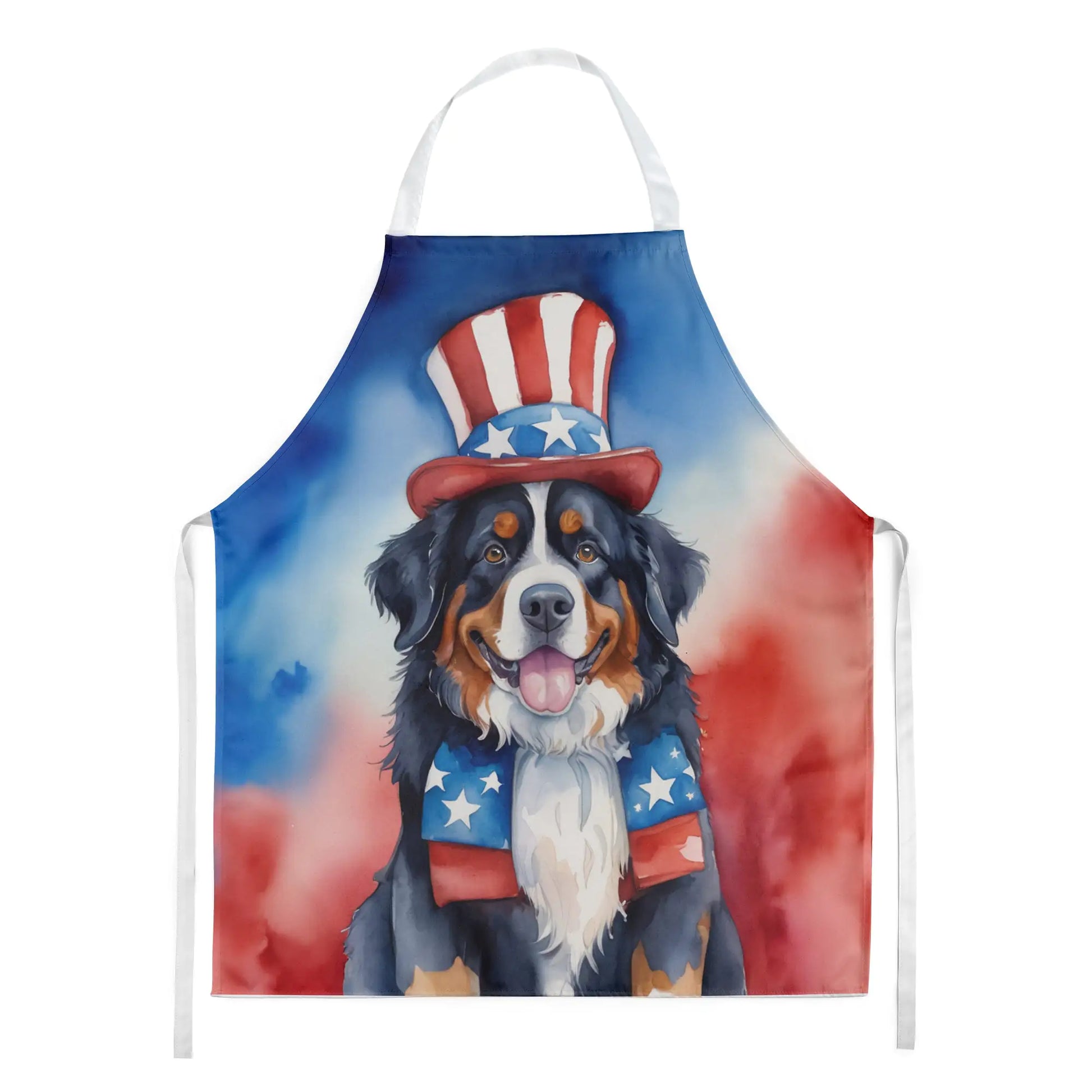 Bernese Mountain Dog American Pride Apron